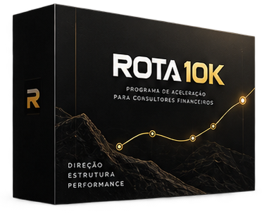 Caixa do Rota 10K com a rota dourada sobre a montanha